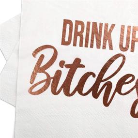 img 2 attached to 🍸 Bachelorette Decorations: Personalized Cocktail Napkins