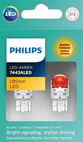 img 2 attached to Повысьте стиль вашего автомобиля с помощью лампы Philips 7443ALED Ultinon LED (янтарный), 2 штуки