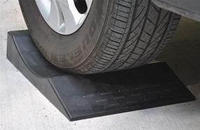 img 1 attached to Maxsa 37353 Park Right Tire Saver Ramps: Effective Flat Spot Prevention & Vehicle Storage (Set of 4), Black