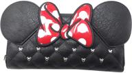 👛 loungefly minnie bow wallet collaboration" or "loungefly minnie bow wallet collection logo