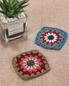 img 1 attached to Farmhouse Housewarming Drink Coasters – Absorbent for Drinks