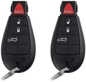 img 4 attached to 🔑 Compatible SaverRemote Key Fob - 4 Button for Chrysler 300 (2008-2010) & Dodge Challenger/Charger (2008-2012)