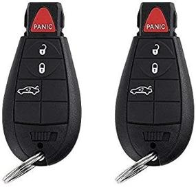 img 2 attached to 🔑 Compatible SaverRemote Key Fob - 4 Button for Chrysler 300 (2008-2010) & Dodge Challenger/Charger (2008-2012)