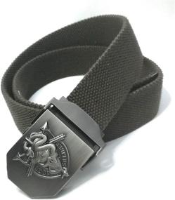 img 2 attached to 🎖️ ALVYNG Military Automatic Adjustable Buckles for Men's Accessories