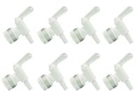 🪣 luckeg plastic bottling bucket spigot valve - high-quality replacement tap for homebrew fermenter bucket (pack of 8) logo