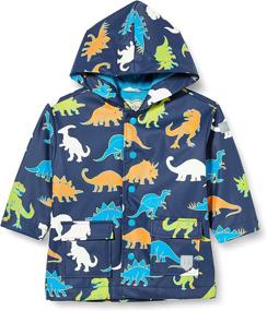 img 4 attached to Hatley Printed Raincoat Linework Dinos Boys' Clothing - Jackets & Coats