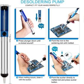 img 1 attached to 🔥 Uolor 54Pcs 2-in-1 Pyrography Wood Burning Kit: Adjustable Temperature Woodburning Pen with Soldering Iron Accessories, Embossing/Carving/Soldering Tips