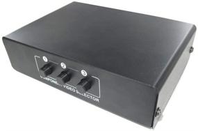 img 1 attached to 🔁 3 In 1 Out Component AV Video Switch Box - Enhance Connectivity and Simplify Multiple Device Setups for Xbox, Wii, PlayStation, DVD Players, and More!