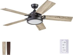 img 4 attached to 🏡 Prominence Home 51639-01 Potomac IO Ceiling Fan, 52 inches, Matte Black