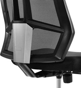 img 1 attached to 🪑 Enhanced Ergonomic Modway Extol Mesh Drafting Chair - Tall Office Chair Ideal for Adjustable Standing Desks