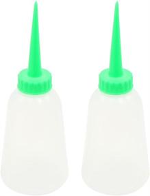 img 1 attached to 2pcs Green 250ml Plastic Nozzle Sewing Machine Oil Bottle by uxcell