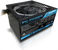 smartbuy 1000w led fan silent pc atx power supply psu sata 12v pci-e w/auto fan speed control w/multi-function protection (rgb led) logo