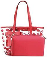 👜 donalworld women large beach bag in bag - semi-clear handbags and totes logo