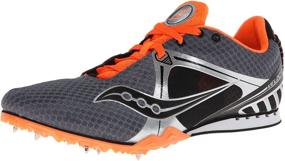 img 4 attached to Беговые кроссовки Saucony Velocity зеленого и оранжевого цветов для мужчин