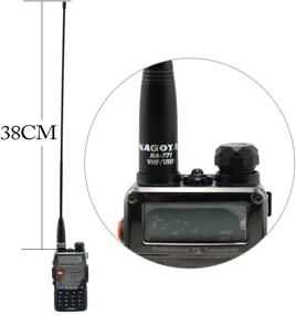 img 3 attached to 📶 Enhance Signal Reception with iSaddle Nagoya NA-771 SMA-Female Antenna - VHF/UHF Dual Band for AnyTone, Yaesu, BaoFeng UV-82 and More