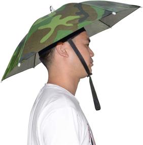 img 4 attached to 🎣 Vi Folding Fishing Headwear with Innovative Umbrella Design