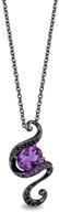 jewelili enchanted sterling amethyst necklace logo