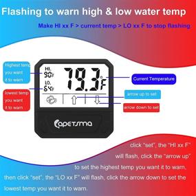 img 3 attached to Qguai Aquarium Thermometer Terrarium Temperature Fish & Aquatic Pets