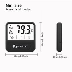 img 2 attached to Qguai Aquarium Thermometer Terrarium Temperature Fish & Aquatic Pets