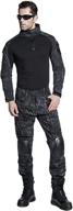 👖 sinairsoft us army tactical combat airsoft hunting camo bdu uniform shirt pants with knee pads logo