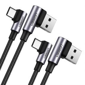 img 4 attached to UGREEN USB C Кабель 2-Pack Type C Кабель с 18W Быстрой Зарядкой, Угловой USB A в USB C Кабель для iPad Pro 2018, Samsung S21 S20 Note20 S10 S9, Google Pixel, PS5, GoPro Hero 8, LG G8 V50 V20, Nintendo - 6ft