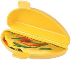 img 1 attached to 🍳 Efficient Yellow Omelette Maker for 4 Eggs by Progressive International