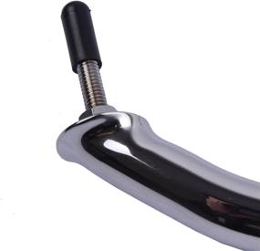 img 1 attached to 🛠️ 8-inch Polished Grab Bar Hardware: Multipurpose Handle Handrail, made of 316 Stainless Steel