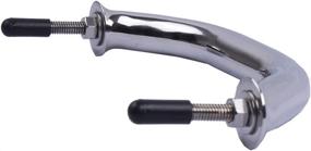 img 2 attached to 🛠️ 8-inch Polished Grab Bar Hardware: Multipurpose Handle Handrail, made of 316 Stainless Steel