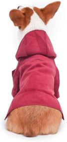 img 2 attached to Leowow Apparel Snowsuit WindbreakerJacket Dogs Red