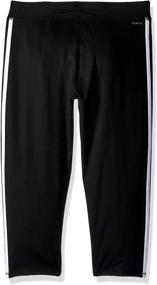 img 1 attached to 👧 Adidas Girls Capri Legging Medium: Stylish and Comfortable Girls' Clothing