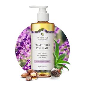 img 4 attached to 🌿 Pamper Your Sensitive Scalp with Tree To Tub Moisturizing Shampoo - pH 5.5 Balanced, Dry Hair Care with Argan Oil, Soapberry & Lavender Oil 8.5oz