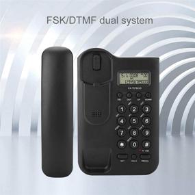 img 2 attached to 📞 Zopsc KX-T076 Desktop Corded Phone: Multi Functional Landline Phone for Home, Office, Hotel (Black)