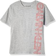 calvin klein little shirt heather boys' clothing: top-quality tops, tees, and shirts for boys logo