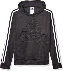 img 3 attached to Adidas Boys Pullover Sweatshirt: 👕 Trendy Heather Fashion Hoodie for Boys' Clothing