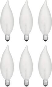 img 3 attached to Sylvania Multi Frosted Incandescent Candelabra: Illuminate Your Space with Elegance