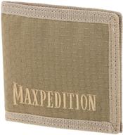 men's maxpedition bfw fold wallet in tan - enhanced accessories for improved searchability logo