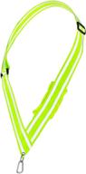 🏃 navaris reflective sash: high-visibility safety gear with pocket and carabiner clip - ideal for night walking, cycling, and running - yellow for men and women логотип