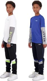 img 2 attached to Hind Athletic Sweatpant Blue White Numeric_8 Sports & Fitness for Team Sports