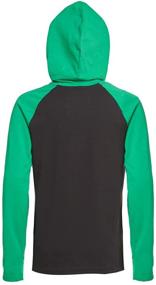 img 3 attached to Cozy up in Style with the Minecraft Boys Long Sleeve Creeper Hoodie Tee