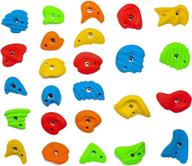 🧗 enhance your climbing experience with kandi climbing holds - 25 assorted large and medium climbing holds for home or gym walls logo