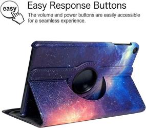 img 2 attached to 360 Degree Rotating Stand Smart Case for Samsung Galaxy Tab A 10.1 2019 (SM-T510/T515) – 2019 Release: A Versatile and Stylish Protective Solution