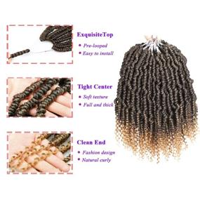img 3 attached to Prelooped Synthetic Extension Dreadlocks Braiding Hair Care