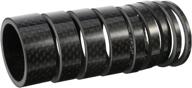 🚲 sumind 9-piece carbon fiber headset spacer kit for 1-1/8 inch bicycles - 2/3/5/10/15mm sizes logo