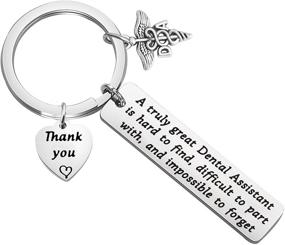 img 4 attached to 🦷 Dental Assistant Appreciation Gift - TIIMG Keychain for Dentists, Dental Assistant Graduation Gift, Ideal for Celebrating Truly Great Dental Assistants