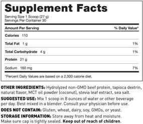 img 2 attached to 🎂 Premium Pure Paleo Protein Powder by Dr. Amy Myers - Birthday Cake Flavor - Clean Grass Fed, Pasture Raised Hormone Free - Non-GMO, Gluten & Dairy Free - Ideal Shake for Keto and Paleo Diets - 21g Per Serving