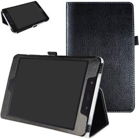 img 4 attached to Чехол Mama Mouth ZenPad Z8s ZT582KL / Z8 ZT582KL-VZ1: Покрытие из искусственной кожи с держателем для стилуса для планшета Asus ZenPad 7.9 дюйма, черный