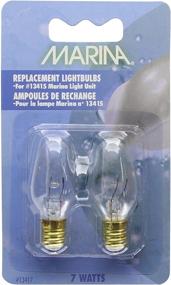 img 1 attached to 🐠 Enhance Your Aquarium with Marina Clear Light 7-Watt 120-Volt Bulbs - 2-Pack