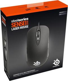 img 1 attached to Enhance Your Gaming Experience with the 🎮 SteelSeries Sensei Laser Gaming Mouse RAW - Rubberized Black
