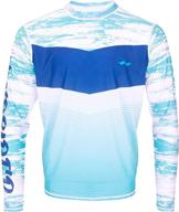 windrider men's long sleeve fishing shirts - upf 50+ sun protection, mesh sides, stain resistant, moisture wicking logo