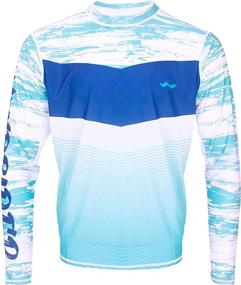 img 4 attached to WindRider Men's Long Sleeve Fishing Shirts - UPF 50+ Sun Protection, Mesh Sides, Stain Resistant, Moisture Wicking